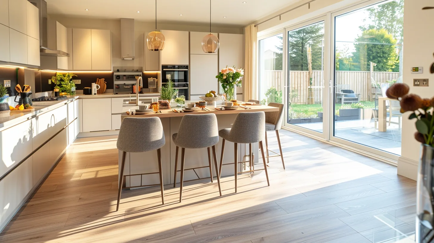 Sparkle clean — new build show home interior, builders clean to handover standard